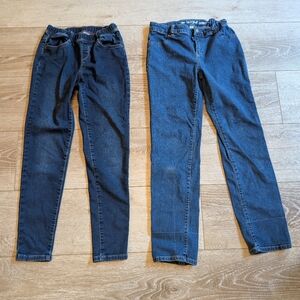 Lot of two girls jeans size 14/16